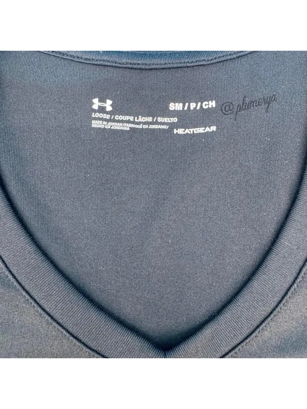 Under Armour Heatgear Women’s UA Tech V-Neck Short Sleeve Shirt Black Size - Image 5