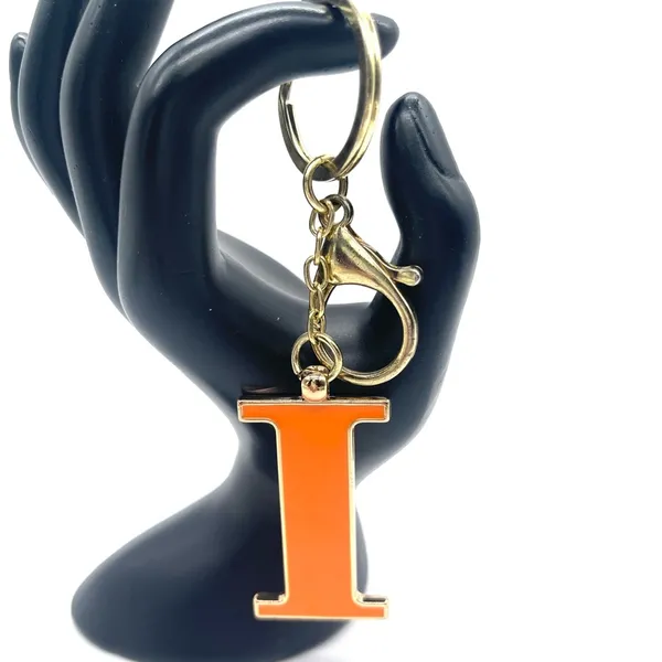 Illini  Letter Keychain - Image 2