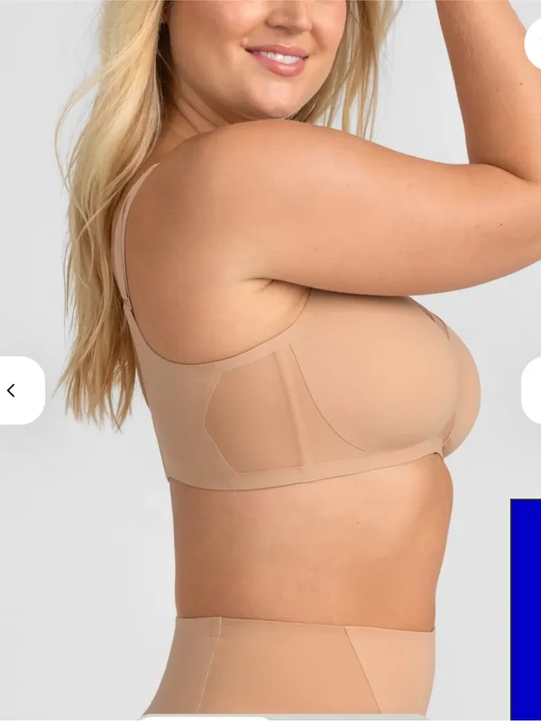 Honeylove XL 36D/DD (E) Ultra Light Foam Cups Crossover Bra - Image 9
