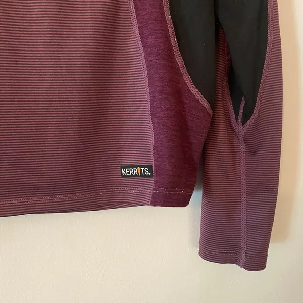 Kerrits Purple Long Sleeve Shirt Equestrian Layering Outdoors Women's size Small - Image 4