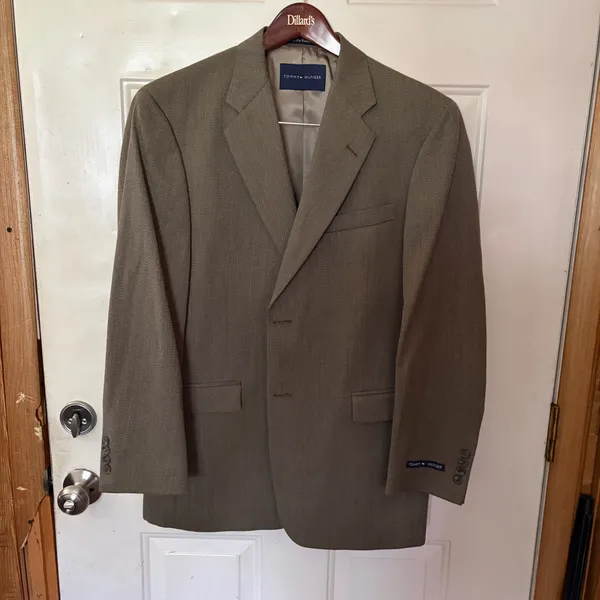 NWOT Tommy Hilfiger Topue skarkskin Worsted Wool blazer sport coat suit Sz 40 R - Image 2