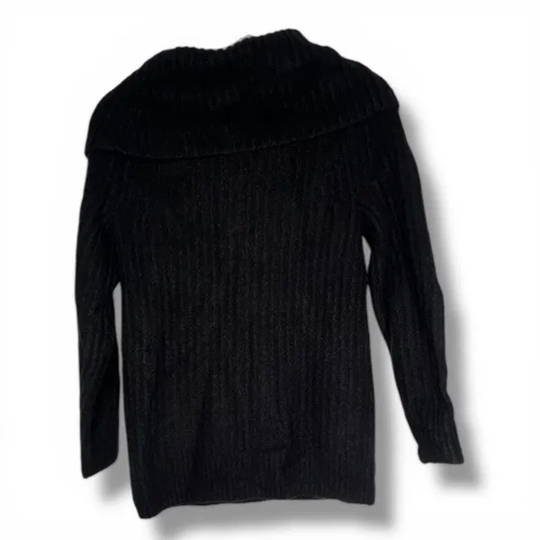 NWT Madewell True Black Cotton-Blend Off-Shoulder Sweater Extra Small XS - Image 7