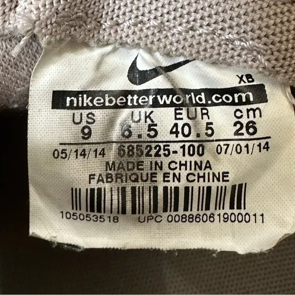 Nike‎ Blazer Mid Metallic Purple Snakeskin Sneakers 9 - Image 4