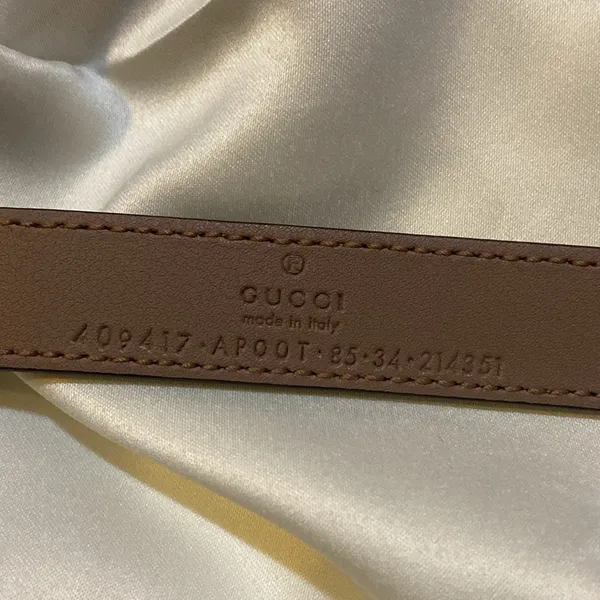 Gucci Leather Belt with Double G Buckle - Image 5