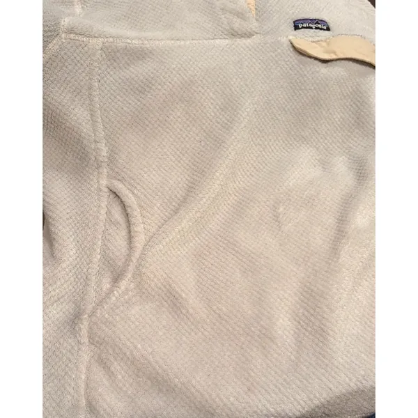 Patagonia Womens Re-Tool Snap-T‎ Polartec Fleece Pullover Jacket Beige Medium - Image 6