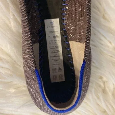 Rothy's Women's Brown and Blue Flats size 6 excellent condition see all photos - Image 6