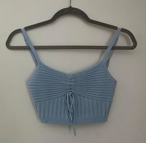 Princess Polly Soft Blue Tank - Image 2