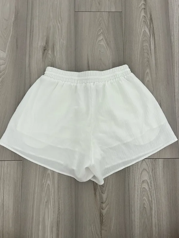 Grey Bandit White Shorts with Drawstring Waistband - Image 2