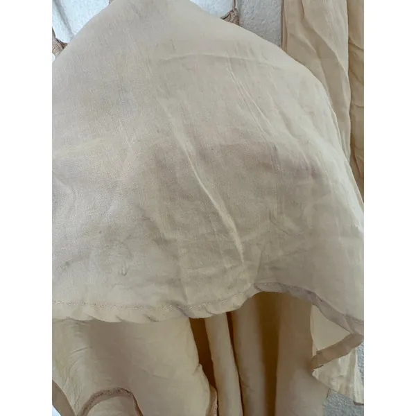 Indah Julie Maxi Dress Size Small Cream Cut Out Boho Lightweight Beach - Image 13