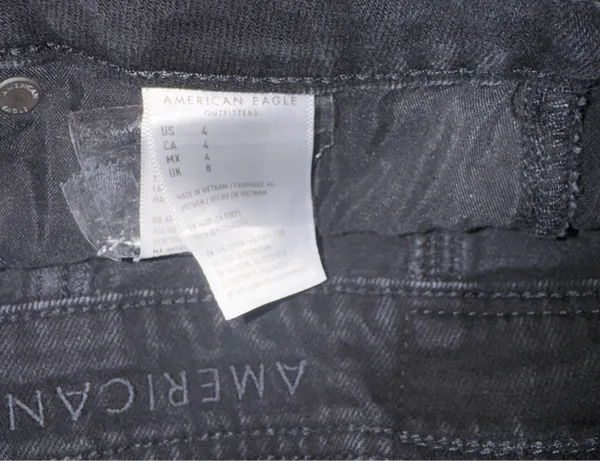 American Eagle Black Denim Skirt – Size 4  - Image 3