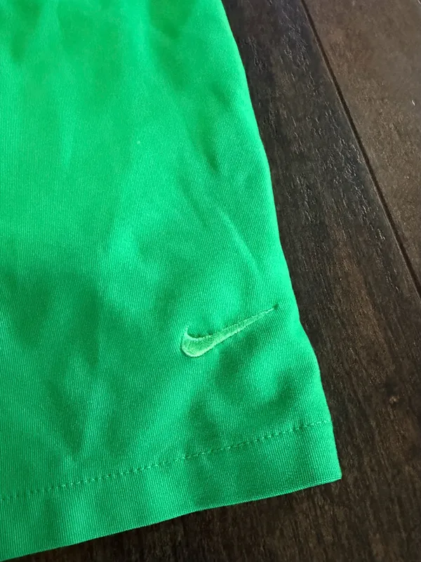 Nike Green Double Layer Shorts - Image 3