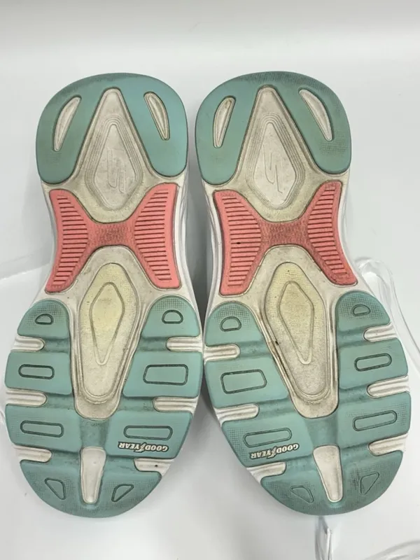 Skechers GOrun Max Cushion Slip-ins Shoes Womens Size 7.5 White Aqua 128923 EXC - Image 9