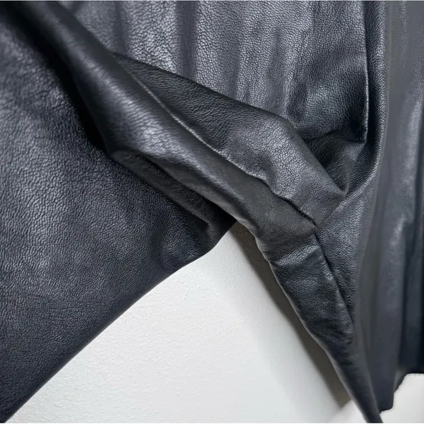 Commando Faux Leather Bike Shorts Black Women’s Small NWT High Rise Biker - Image 7