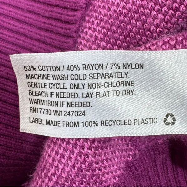 Future Collective Check Pullover Sweater Pink‎ Purple Small Pink - Image 12
