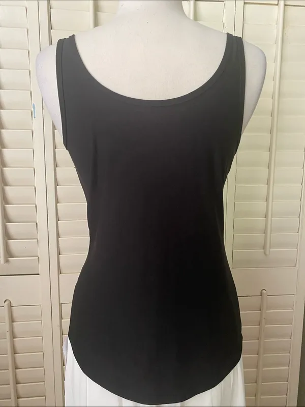 No Boundaries Black Scoop Neck Tank Top - Image 3