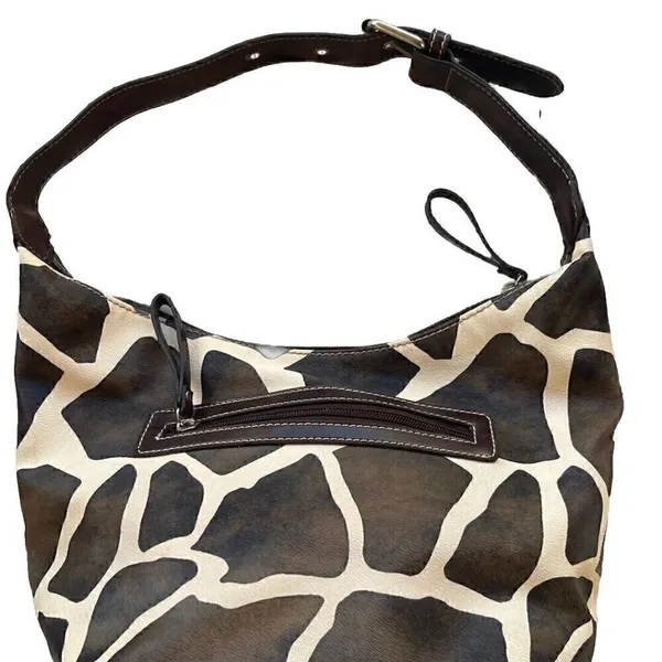 Betty Boop Faux Leather Purse Cow Spots Print Western Vintage Tote Bag - Image 4