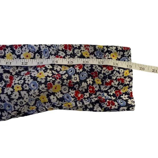 Lauren Ralph Lauren‎ Ditzy Micro Colorful Floral Button Down Shirt Large Office - Image 8