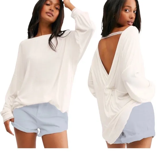 Free People Oversized Ribbed Tunic - Image 4