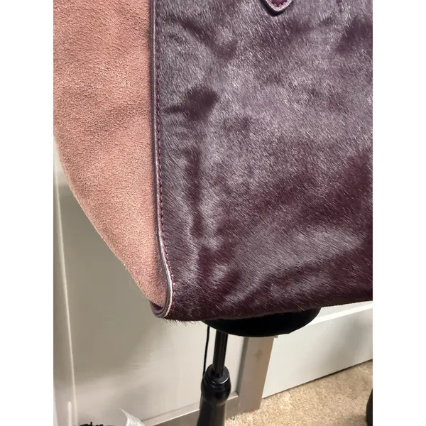 Kate Spade New York Laurel Way Hadlee Calf-Hair Suede Bag, Burgundy Purse - Image 3
