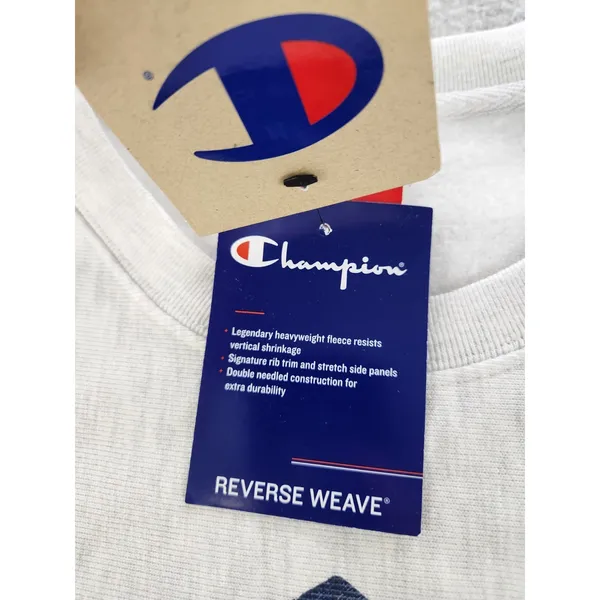 NEW 2XL Champion‎ Michigan Wolverines Reverse Weave Cropped Pullover Sweatshirt - Image 5