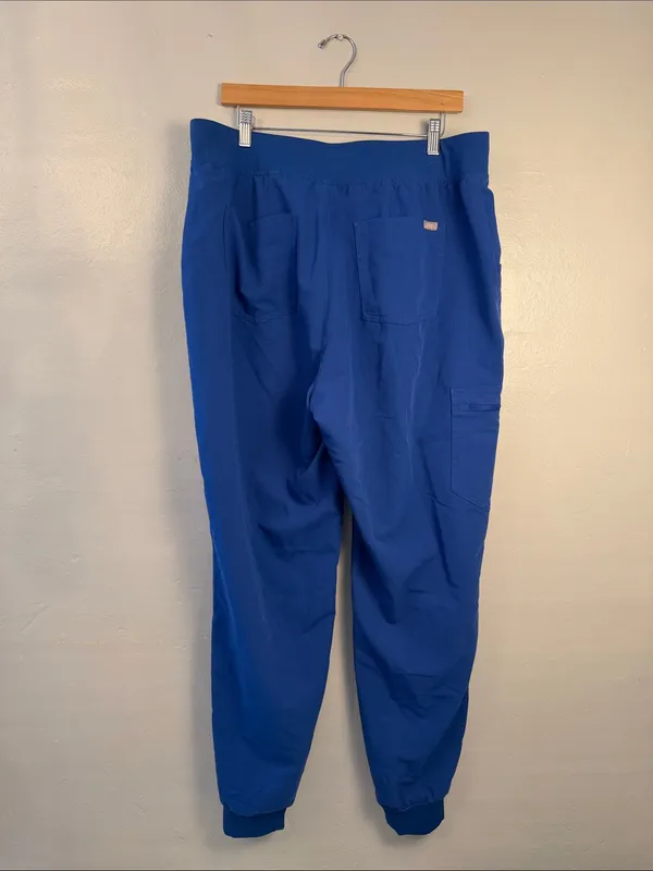 Figs Royal Blue Jogger Pants with Red Drawstring XXXL tall - Image 6