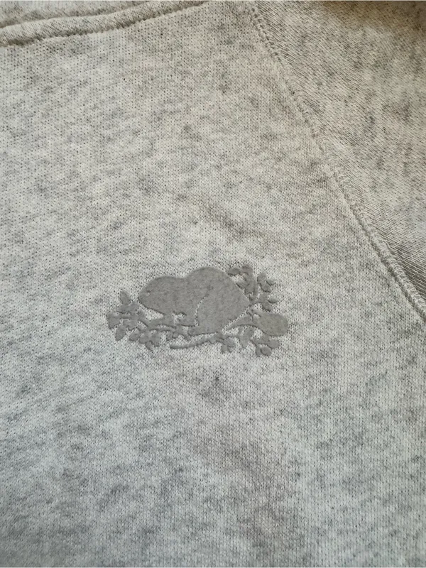 Women’s oatmeal Roots Canada Hooded Pullover Sweatshirt med - Image 8