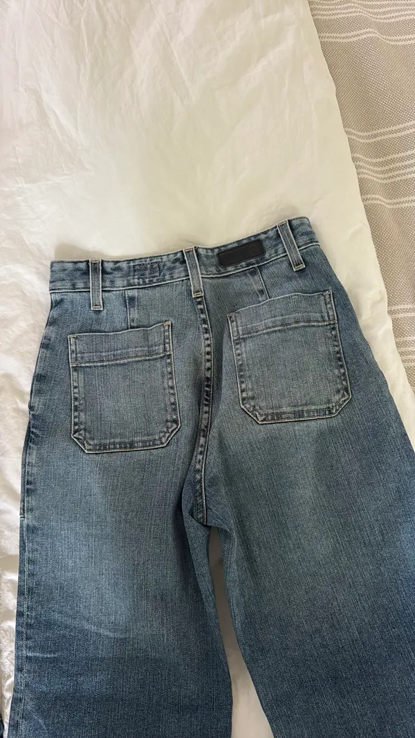 AG Adriano Goldschmied jeans wide leg crop size 25 - Image 3