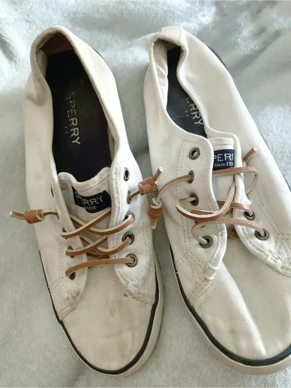 SPERRY Crest View Sneaker Boat Deck Loafers Size 8 - Image 2