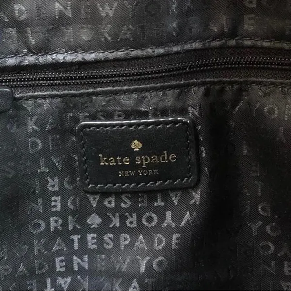 Kate Spade Briar Lane Quilted Purse, Size OS - Black/Gold - Image 16