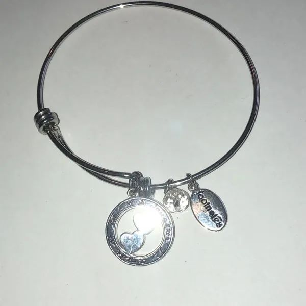 Footnotes Elegant Silver Tone Daughter Charm Bracelet - Image 8