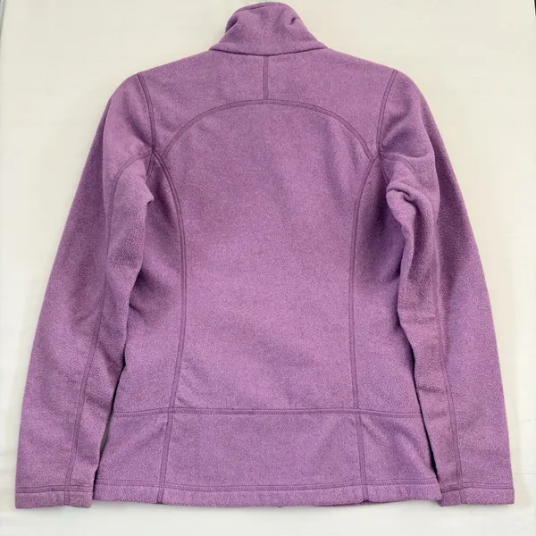 Patagonia Fleece Womens Purple Tech‎ Jacket Full Zip Outdoors Activewear XS - Image 2