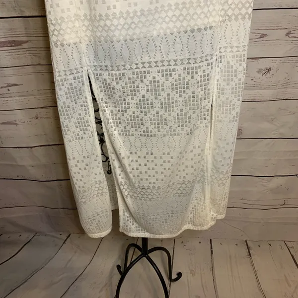 Xhilaration cream maxi skirt with front slits - Image 2