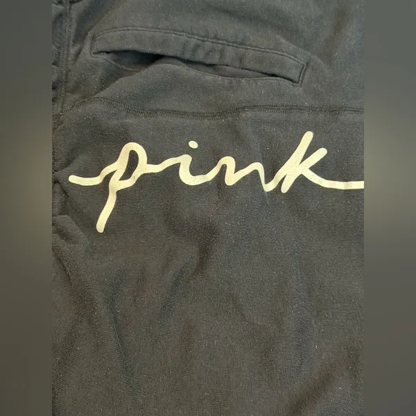 PINK Victoria's Secret Black Athletic Shorts - Image 3