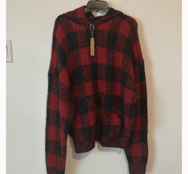 SKIMS Christmas Cozy Knit Hoodie S/M - Image 3