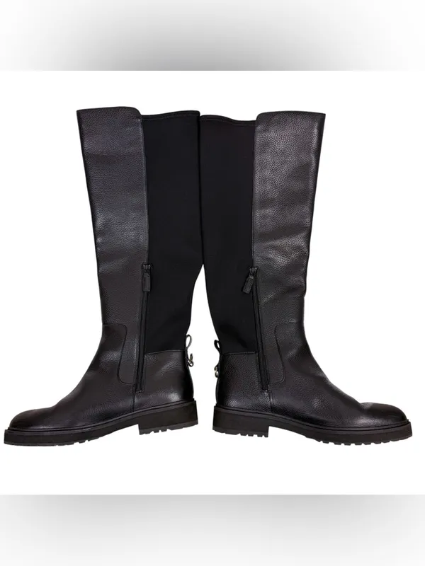Cole‎ Haan Greenwich Tall Waterproof Riding Boots Black Leather Size 9 - Image 6