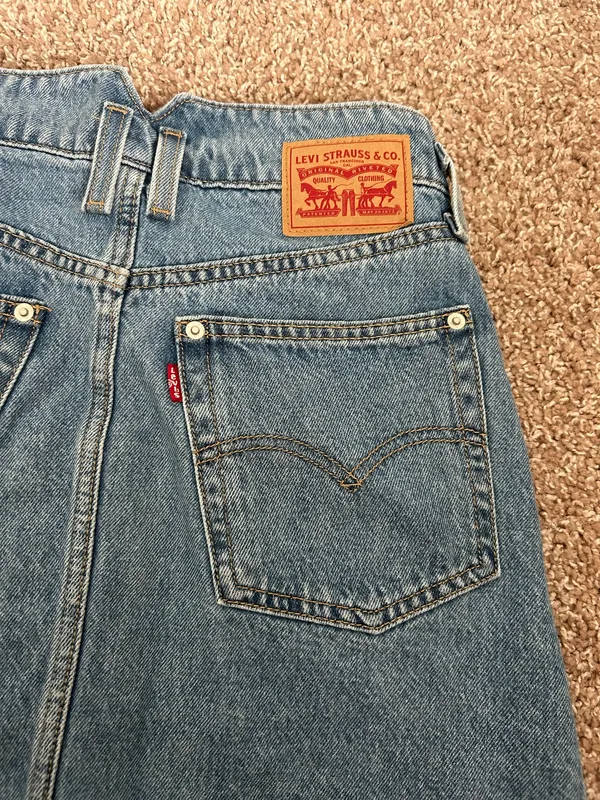 Levi’s Denim Jean Skirt Blue - Image 3