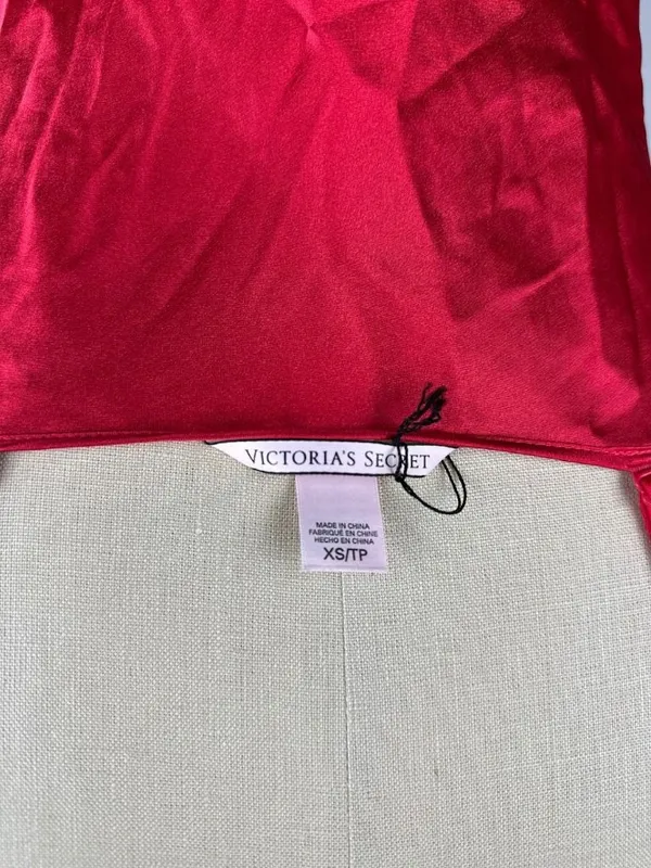 Victoria's Secret Satin Lace Camisole Top Red XS - Image 6
