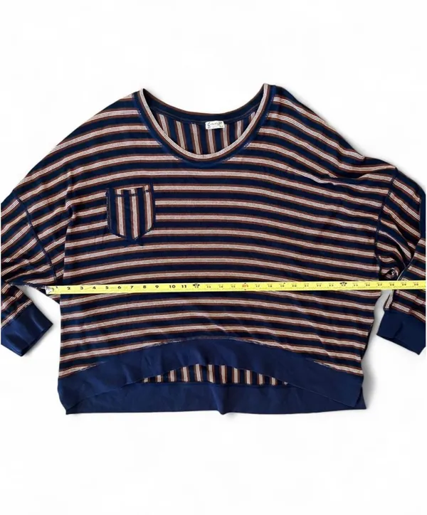 Free People Making In Happen Pullover Navy Large - Image 7