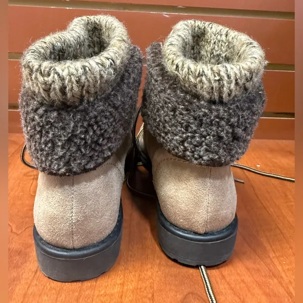 Cliffs by WHITE MOUNTAIN Taupe Combat Boots - Image 3