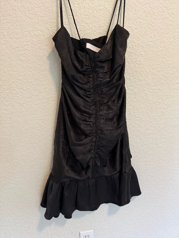 ASTR Cinched open back dress - Image 2