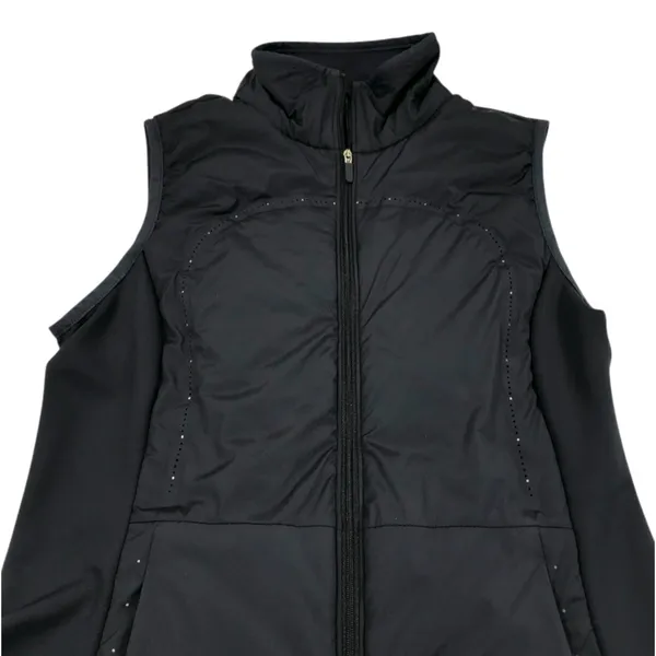 LULULEMON Run For Cold Vest Sz 8 Blue Thermoregulation Athletic Everyday Travel - Image 5