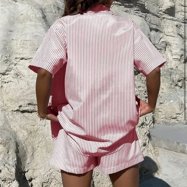 Striped Pink Three-Piece Set - Image 2