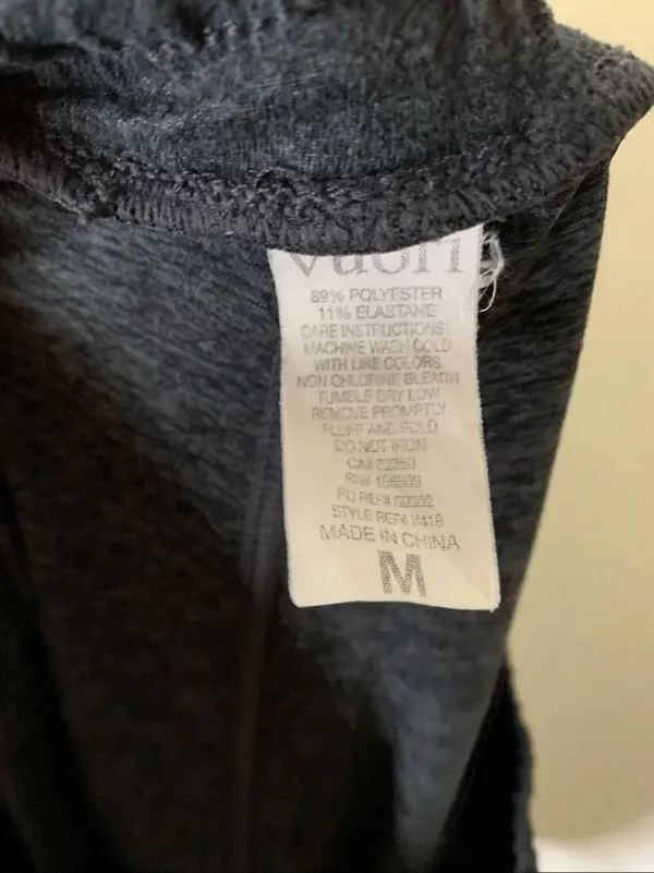 Vuori performance jogger gray women's size medium V418 - Image 3