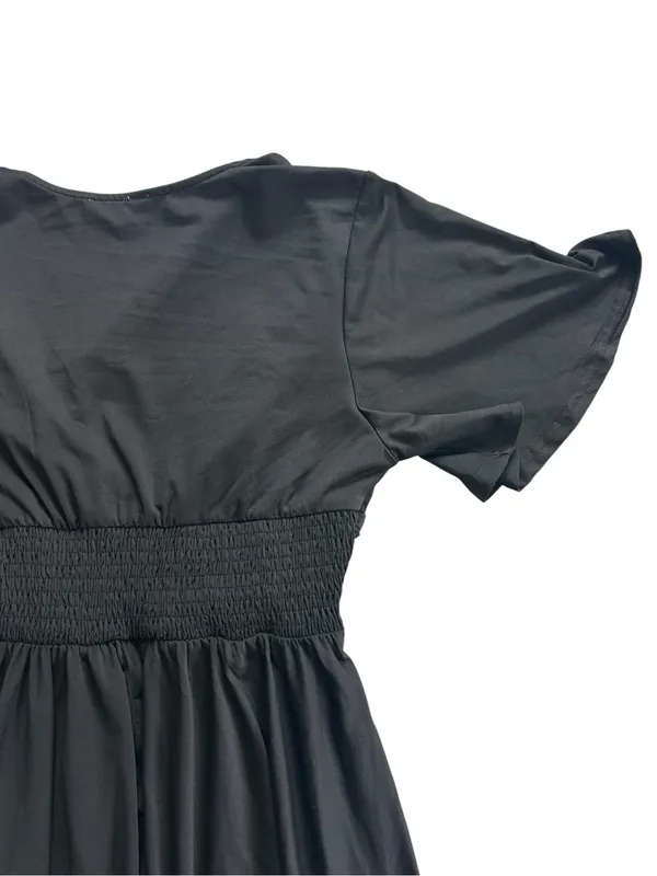 Baltic Born NWT Janette Midi Dress Sz M Black Boho Chic Feminine Flowy Romantic - Image 8