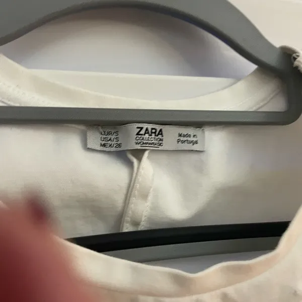 Zara white stretch dress - Image 3