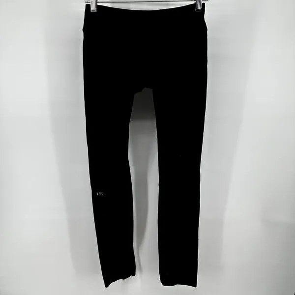 Splits59 Leggings Athletic Logo Pull On Stretch Skinny Fit Black Small - Image 5