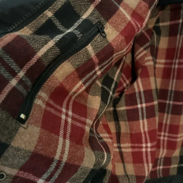 Woolrich Black Lined Jacket, Size L - Image 6