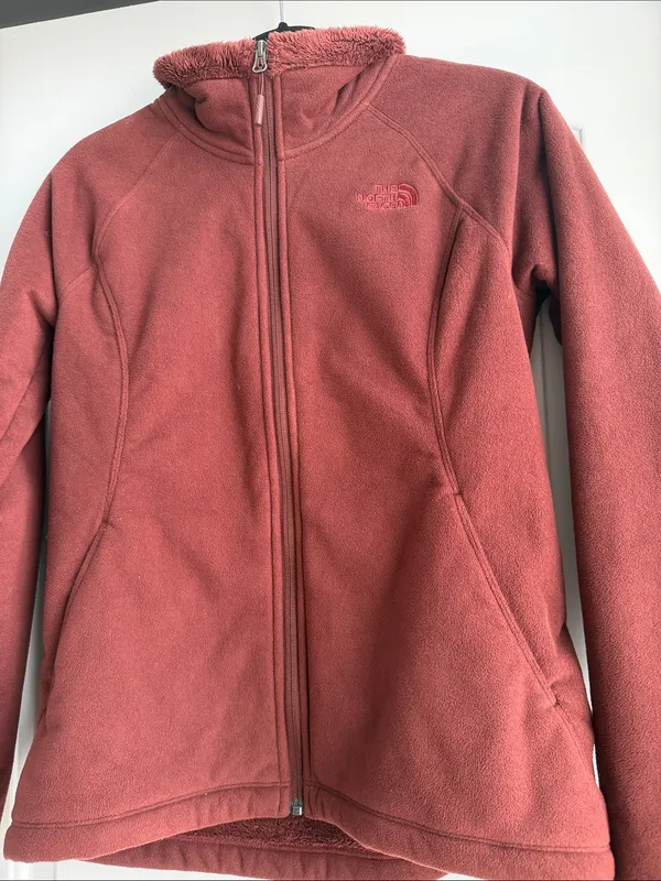 The North Face Women's Full-Zip Fleece Jacket - Brick Red (Maroon) - Image 2