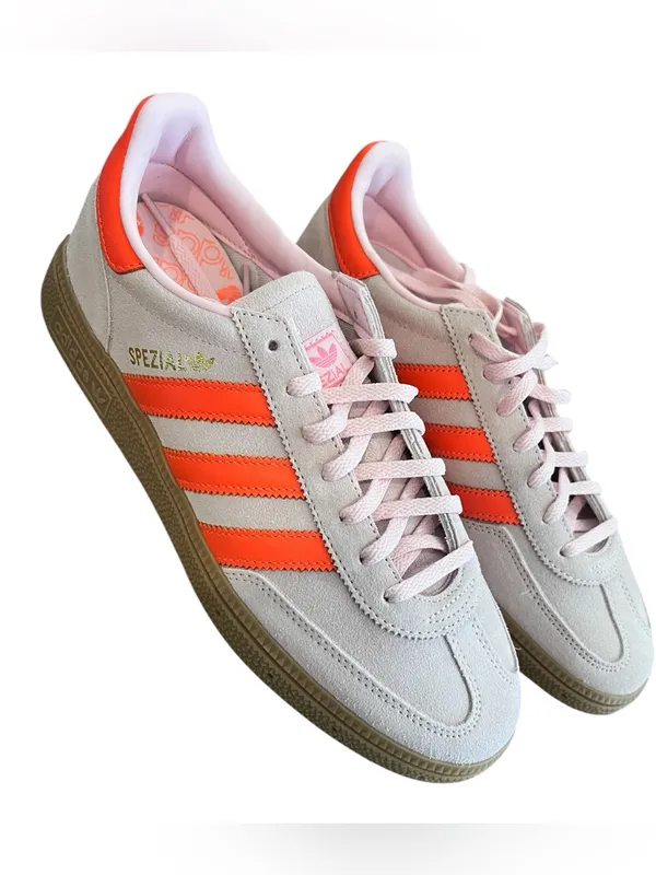 Adidas Originals Handball Spezial Sneakers Pink Orange Gum Sole Women’s US 8 NIB - Image 5