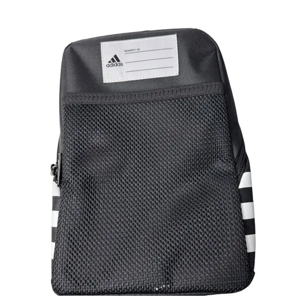 Adidas Black & White Multi-Use Three Stripe Santiago 3 Lunch Bag NWT - Image 3